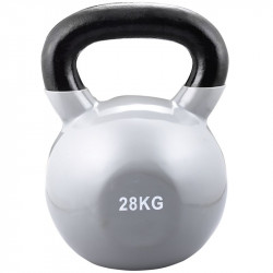 Kettlebell Trendy szürke-fekete 28 kg Fitness Trendy