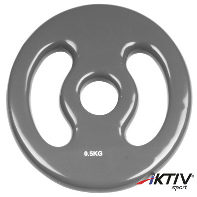 Súlyzótárcsa Trendy 0,5 kg szürke