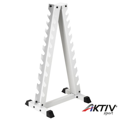 Egykezes súlyzótároló Trendy fehér 73x59x155 cm