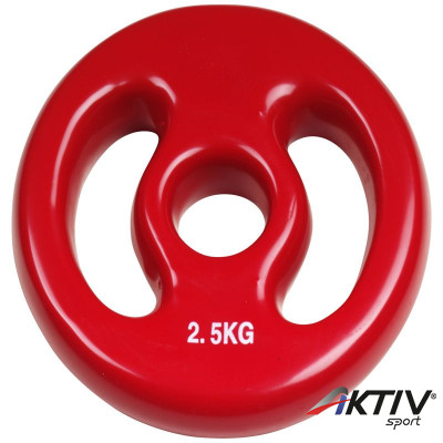 Súlyzótárcsa Trendy 2,5 kg piros