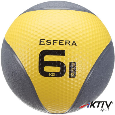 Medicin labda Trendy Esfera Premium gumi 6 kg sárga