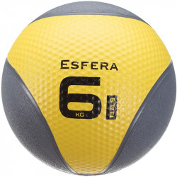 Medicin labda Trendy Esfera Premium gumi 6 kg sárga Fitness Trendy