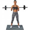 Súlyzókészlet Trendy Premium Pump 18,5 kg fekete-szürke