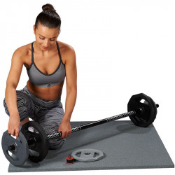 Súlyzókészlet Trendy Premium Pump 18,5 kg fekete-szürke