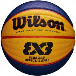 Kosárlabda Wilson FIBA 3x3 6-os méret kék-sárga BLACK WEEK Wilson
