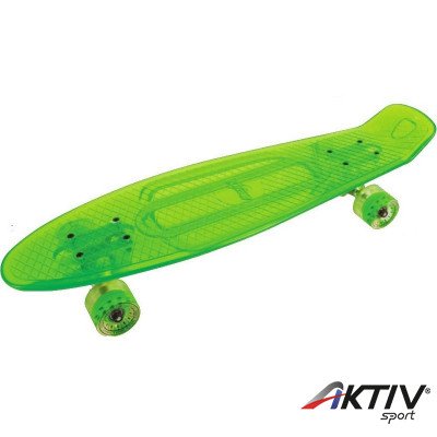 Gördeszka Amaya Cruiser Traction 72 cm áttetsző zöld