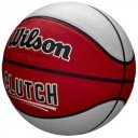Kosárlabda Wilson Clutch gumi 7-es méret piros-fehér