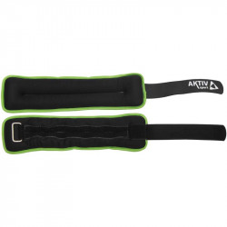 Csukló- és bokasúly Aktivsport 2x2 kg fekete-zöld
