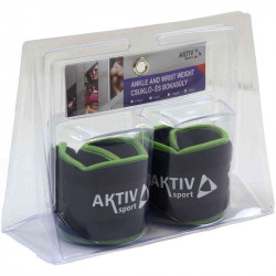 Csukló- és bokasúly Aktivsport 2x2 kg fekete-zöld Aktivsport® termékek Aktivsport