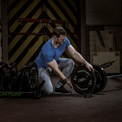 Súlytárcsa tároló vízszintes Tunturi