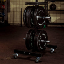 Görgős súlytárcsa tartó állvány Tunturi