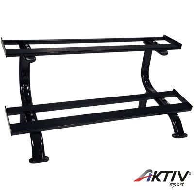 Professzionális egykezes súlyzótartó állvány 2 soros Tunturi