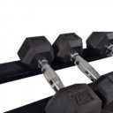 Professzionális egykezes súlyzótartó állvány 2 soros Tunturi