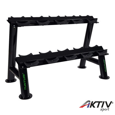 Két soros kézisúlyzó tartó állvány 5 párhoz Tunturi PRO