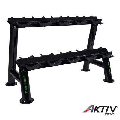 Két soros kézisúlyzó tartó állvány 5 párhoz Tunturi PRO