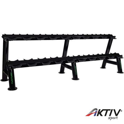 Két soros kézisúlyzó tartó állvány 10 párhoz Tunturi PRO