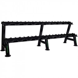 Két soros kézisúlyzó tartó állvány 10 párhoz Tunturi PRO Fitness Tunturi