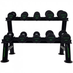 Két soros kézisúlyzó tartó állvány 10 párhoz Tunturi PRO