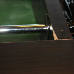 Szépséghibás csocsóasztal Leeds sötétbarna