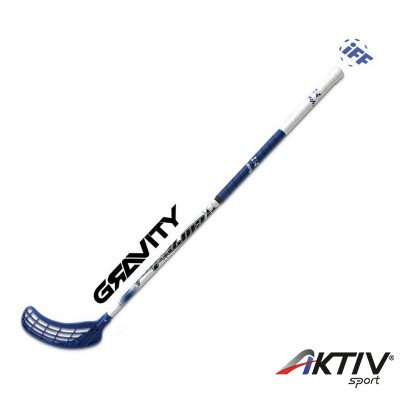 Floorball ütő üvegszálas Gravity 100/112 cm IFF jobbos kék