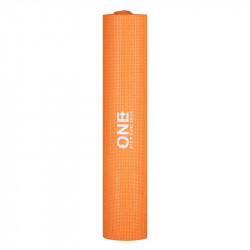 Jóga matrac One Fitness YM02 173x61x0,6 cm narancs