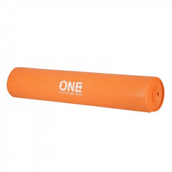 Jóga matrac One Fitness YM02 173x61x0,6 cm narancs Fitness One Fitness