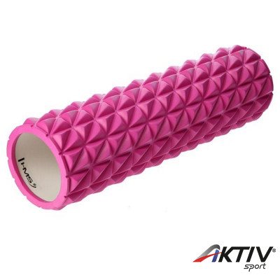 Masszázs henger HMS FS205 45 cm rózsaszín