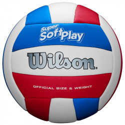Röplabda Wilson Super Soft Play VB fehér-kék-piros Sportszer Wilson