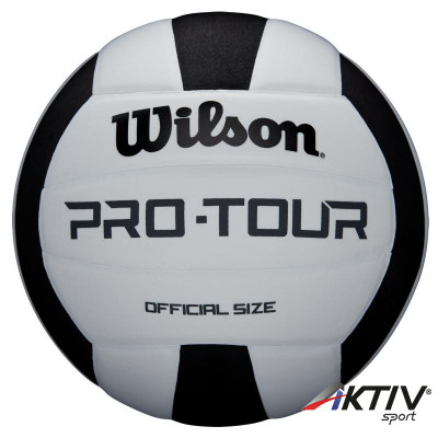 Röplabda Wilson Pro Tour VB fekete-fehér