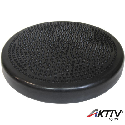 Masszírozó egyensúlyozó párna Amaya 34 cm fekete