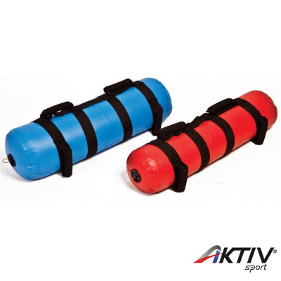 Edzőzsák vízzel tölthető Amaya Agua 28 kg 22x75 cm kék