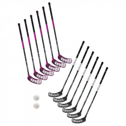 Floorball készlet Pearl 96/108 cm IFF 2x6 ütő Sportszer ASport