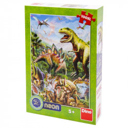 Puzzle 100 db XL Dino Dinók világa Gyereknap Dino