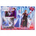 Puzzle 3x55 db Dino Jégvarázs 2