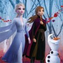 Puzzle 3x55 db Dino Jégvarázs 2