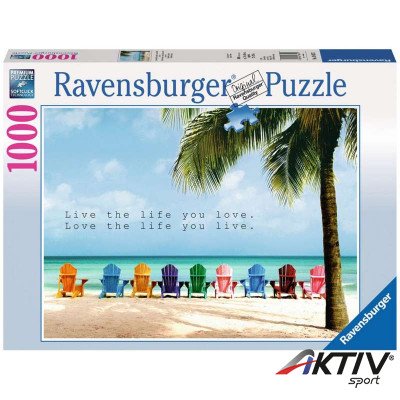 Puzzle 1000 db Ravensburger Live The Life You Love