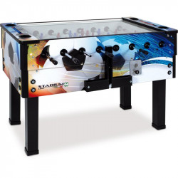 Csocsóasztal Longoni Stadium Cosmo VS érmevizsgálóval beltéri Csocsóasztal érmevizsgálóval Longoni