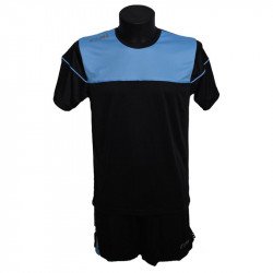 Mezgarnitúra Copa világoskék-fekete S Labdarúgó mezek Copa