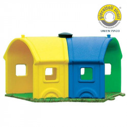 Házikós mászóalagút 2 elem Wagon D Játszótéri eszközök Italveneta Didattica