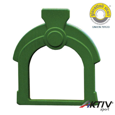 Házikós mászóalagút végződés