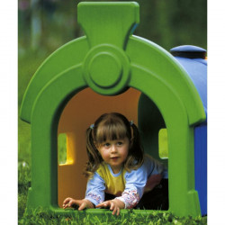 Házikós mászóalagút végződés