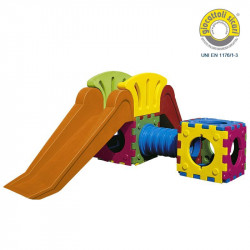 Mászókészlet nagy csúszdával Cubic L2000 Játszótéri eszközök Italveneta Didattica