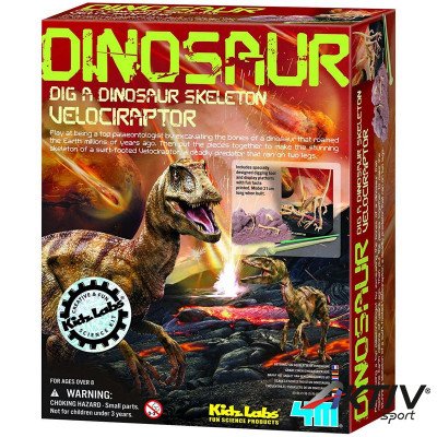 4M dinoszaurusz régész készlet - velociraptor