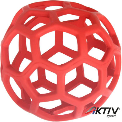 Rácsos labda 21,6 cm piros