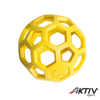 Rácsos labda 12 cm sárga