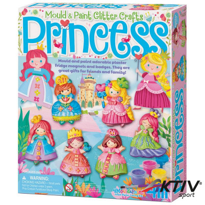 4M csillogó hercegnő gipszkiöntő készlet