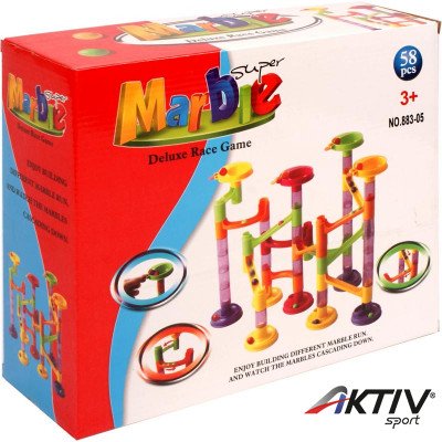 Marble 58 darabos műanyag golyópálya