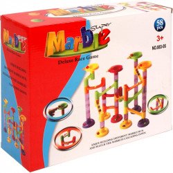Marble 58 darabos műanyag golyópálya Kreatív készletek