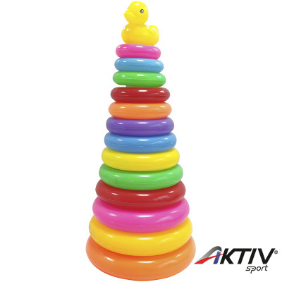 Kacsás Montessori toronyépítő - 43 cm