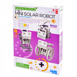 4M 3 az 1-ben napelemes robot Játék 4M